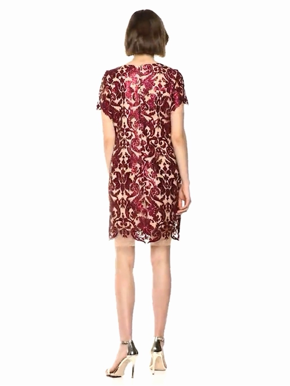 Dress the Population Lace Overlay Dress - SZ XL NWOT - Picture 2 of 4